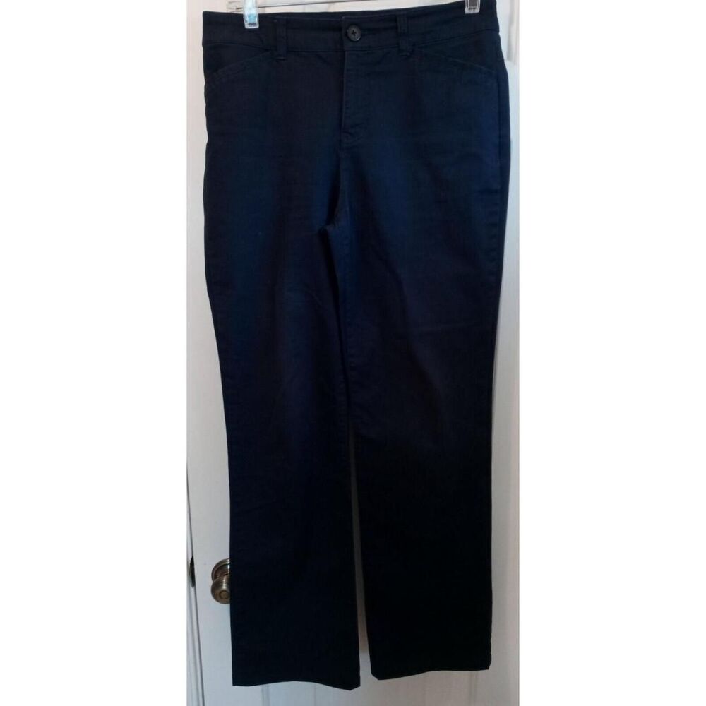 Croft & Barrow Women's Dark Blue Trousers Pants Slacks Size 6 Stretch Classic